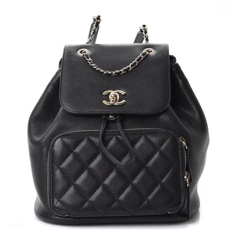 business affinity backpack chanel|Chanel business affinity medium size.